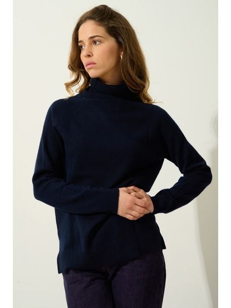 AUTHENTIC CASHMERE Kaszmirowy golf "Madeline" w kolorze czarnym rozmiar: XXL. Czarne golfy AUTHENTIC CASHMERE, xxl, bez wzorów, z kaszmiru, bez ramiączek. Za 391.99 zł.