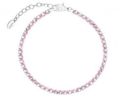 Bransoletka srebrna z cyrkoniami. Szare bransoletki Apart, z cyrkonią, srebrne. Za 499.00 zł.