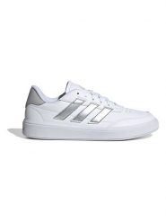 Adidas Sneakersy "Courtblock" w kolorze srebrno-białym rozmiar: 40. Białe trampki Adidas, bez wzorów, bez zapięcia. Za 173.99 zł.