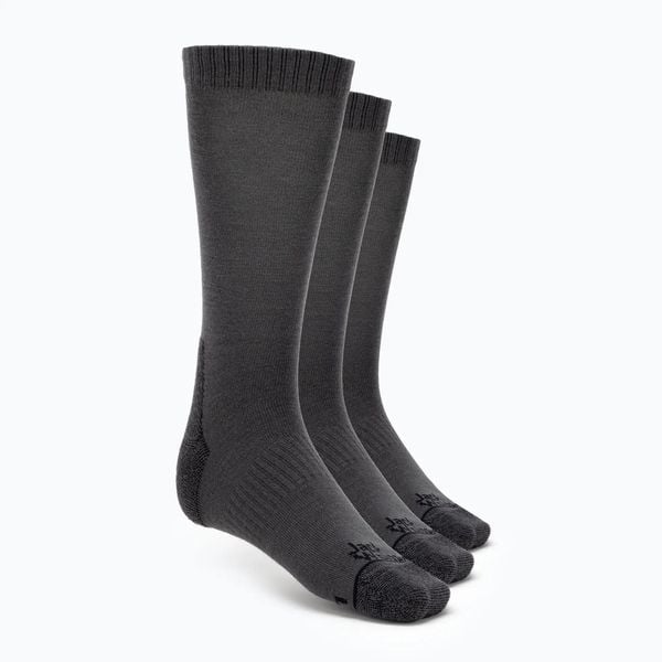 Skarpety Jack Wolfskin Urban Merino CL C. Szare skarpety Jack Wolfskin, bez wzorów, z elastanu. Za 119.99 zł.