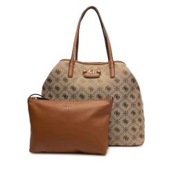 Torebka Guess. Brązowe shopper Guess, z aplikacjami, bez dodatków. Za 769.99 zł.