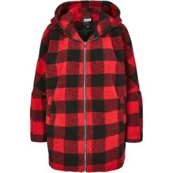 Parka damska w dużych rozmiarach Urban Classic hooded check. Czarne parki Urban Classics, bez kaptura. Za 463.80 zł.