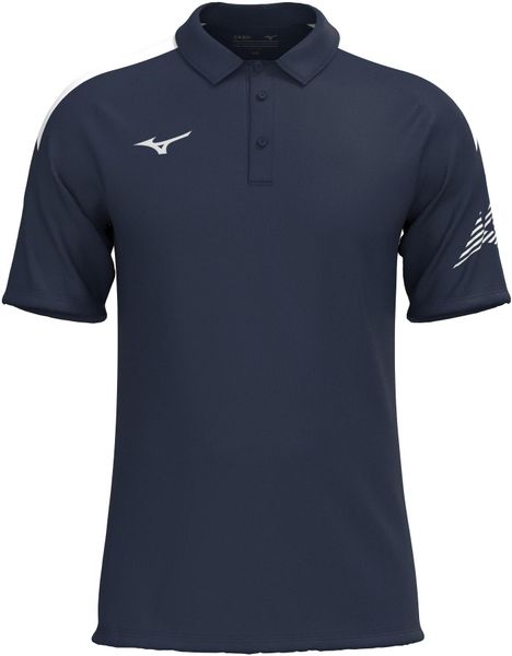 Polo Mizuno RB. Niebieskie koszulki polo Mizuno, xl, bez wzorów, z materiału, bez kołnierzyka, bez ramiączek. Za 167.00 zł.