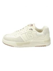 GANT Footwear Skórzane sneakersy "Ellizy" w kolorze biało-beżowym rozmiar: 38. Białe trampki GANT Footwear, bez wzorów, ze skóry, bez zapięcia. Za 309.95 zł.