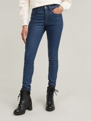 G-Star Dżinsy "Lhana" - Skinny fit - w kolorze niebieskim rozmiar: W29/L30. Niebieskie jeansy G-Star, l, z aplikacjami. Za 202.50 zł.