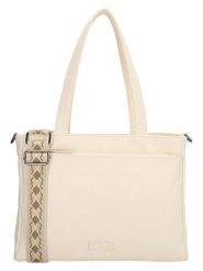 Beagles Torebka "Malaga" w kolorze kremowym - 31 x 24,5 x 10 cm rozmiar: onesize. Brązowe torby na ramię Beagles, bez wzorów, z materiału, na ramię, małe, bez dodatków. Za 95.99 zł.