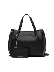 Armani Exchange Torebka XW001211 AF15625 UC001 Czarny. Czarne torebki klasyczne Armani Exchange, bez wzorów, ze skóry, bez dodatków. Za 809.99 zł.