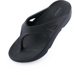 Damskie klapki Loap Kara czarne. Czarne klapki LOOP, bez wzorów, bez obcasa. Za 141.99 zł.