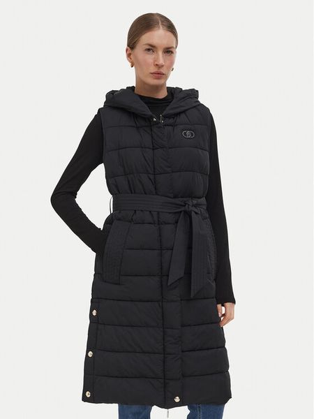 Liu Jo Sport Bezrękawnik TF6026 TS72A Czarny Regular Fit. Czarne kamizelki Liu Jo Sport, l, bez wzorów, z syntetyku, bez kaptura. Za 989.99 zł.