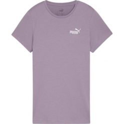 Koszulka sportowa damska Puma ESS Embroidery. Fioletowe koszulki sportowe Puma, bez wzorów, bez ramiączek. Za 70.99 zł.