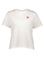 JDY Koszulka "Pisa" w kolorze białym rozmiar: XL. Białe bluzki JDY, xl, bez wzorów, z bawełny, bez kołnierzyka, bez ramiączek. Za 57.33 zł.