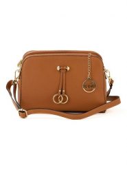 Mia Tomazzi Skórzana torebka "Certosa" w kolorze jasnobrązowym - 24 x 16 x 8 cm rozmiar: onesize. Brązowe torby na ramię Mia Tomazzi, bez wzorów, z materiału, na ramię, bez dodatków. Za 295.99 zł.