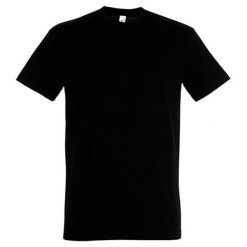 Koszulka Unisex Dla Dorosłych Z Bawełny Imperial Ringspun. Brązowe bluzki SOL'S, s, bez wzorów, z bawełny, sportowe, bez kołnierzyka, bez ramiączek. Za 41.99 zł.