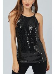 Milan Kiss Top w kolorze czarnym rozmiar: XL. Czarne topy Milan Kiss, xl, bez wzorów, bez kołnierzyka, bez ramiączek. Za 113.99 zł.