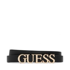 Pasek Guess. Czarne paski Guess, z aplikacjami. Za 137.99 zł.