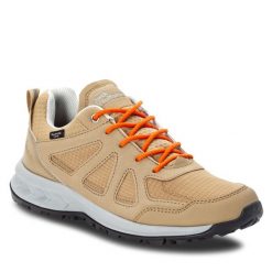 Trekkingi Jack Wolfskin. Brązowe trekkingi Jack Wolfskin, trekkingowe. Za 289.99 zł.