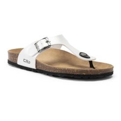 Japonki damskie CMP ECO MYMOSA. Białe klapki CMP, bez wzorów, bez obcasa. Za 149.99 zł.