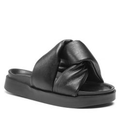 Klapki Inuikii. Czarne klapki Inuikii, bez wzorów, bez obcasa. Za 669.99 zł.