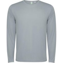 Koszulka Z Długim Rękawem Unisex Dla Dorosłych Estoril. Szare bluzki ROLY, bez wzorów, sportowe, bez kołnierzyka, bez ramiączek. Za 35.99 zł.