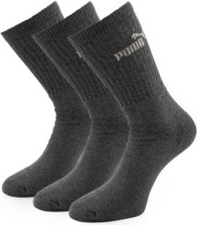 Skarpety Puma Crew Sock 3 szt. Szare 35-38. Szare skarpety Puma, bez wzorów, z bawełny. Za 120.99 zł.