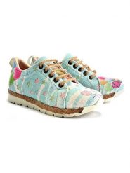 Goby Sneakersy w kolorze błękitnym rozmiar: 38. Niebieskie trampki Goby, bez wzorów, bez zapięcia. Za 255.34 zł.