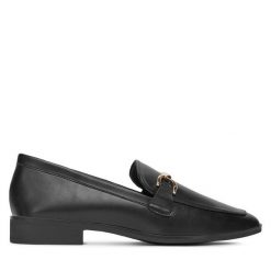 Lordsy DeeZee. Czarne lordsy DeeZee, bez wzorów, bez obcasa, bez zapięcia. Za 139.99 zł.
