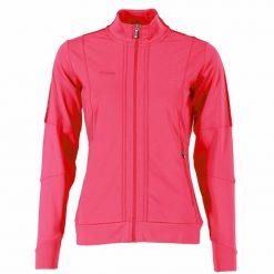 Damska bluza dresowa zapinana na zamek Reece Australia Cleve Stretch Fit. Czerwone bluzy REECE, xs, bez wzorów, z dresówki, bez kaptura. Za 297.55 zł.