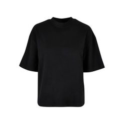 Damska koszulka z grubym rozcięciem Urban Classics Organic. Czarne bluzki Urban Classics, bez wzorów, z bawełny, eleganckie, bez kołnierzyka, bez ramiączek. Za 142.00 zł.