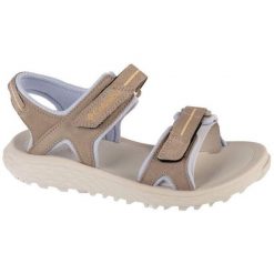 Damskie Zamszowe Sandały Konos. Białe sandały Columbia, bez wzorów, z gumy, z otwartym noskiem, bez obcasa, bez zapięcia. Za 356.99 zł.