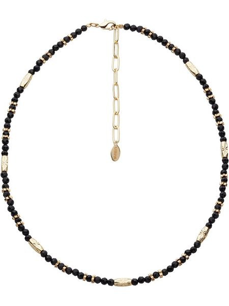 U.S. Polo Assn. Pozłacany naszyjnik z spinelem - dł. 36,5 cm rozmiar: onesize. Czarne naszyjniki U.S. Polo Assn., z spinelem, metalowe. Za 144.24 zł.