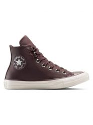 Converse Skórzane sneakersy "Chuck Taylor All Star Hi" w kolorze brązowym rozmiar: 42. Brązowe trampki Converse, bez wzorów, za kostkę, bez zapięcia. Za 234.95 zł.