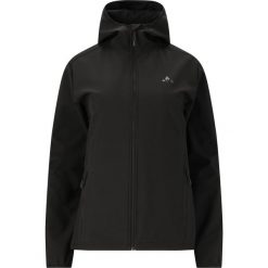 Softshell damski Whistler Luango. Czarne kurtki sportowe Whistler, bez wzorów, z softshellu, bez kaptura, trekkingowe. Za 269.99 zł.