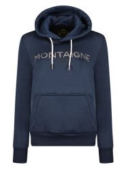 Maison Montaigne Bluza "Gontaigne" w kolorze granatowym rozmiar: XXL. Niebieskie bluzy Maison Montaigne, xxl, bez wzorów, z kapturem. Za 157.73 zł.