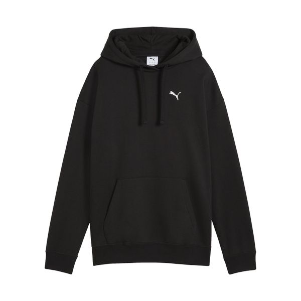 Bluza damska z kapturem Puma ESS Relaxed. Czarne bluzy Puma, s, bez wzorów, z materiału, z kapturem. Za 193.30 zł.