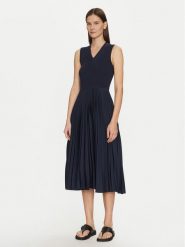 BOSS Sukienka codzienna Farara 50509325 Granatowy Regular Fit. Niebieskie sukienki Boss, na co dzień, m, bez wzorów, z wiskozy, bez kołnierzyka, bez ramiączek, proste. Za 739.99 zł.