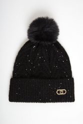 Czapka damska z wełną LIU JO. Czapki Liu Jo, bez wzorów, z wełny. Za 249.00 zł.