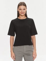 United Colors Of Benetton T-Shirt 3BL0E17G5 Czarny Boxy Fit. Czarne t-shirty United Colors of Benetton, l, bez wzorów, z bawełny, bez kołnierzyka, bez ramiączek. Za 59.99 zł.