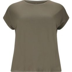 Damska koszulka z rękawem 3/4 Q Sportswear Jenirei. Szare bluzki ENDURANCE Q, bez wzorów, sportowe, bez kołnierzyka, bez ramiączek. Za 173.00 zł.