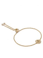Guess Bransoletka JUBB05 447JW Złoty. Żółte bransoletki Guess, metalowe. Za 229.99 zł.