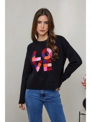 Soft Cashmere Sweter w kolorze czarnym rozmiar: 34/36. Czarne swetry Soft Cashmere, bez wzorów, z kaszmiru, bez ramiączek. Za 92.21 zł.