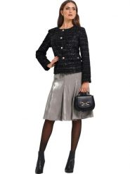 Heine Spódnica w kolorze szarym rozmiar: 42. Szare spódnice Heine, bez wzorów, midi. Za 104.99 zł.