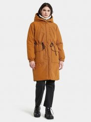 Didriksons Dwustronna parka "Anna" w kolorze pomarańczowo-czarnym rozmiar: 44/46. Czarne parki Didriksons, bez kaptura. Za 342.60 zł.