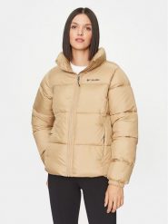 Columbia Kurtka puchowa Puffect™ Jacket Brązowy Regular Fit. Brązowe kurtki sportowe Columbia, xl, bez wzorów, z puchu, bez kaptura, outdoorowe. Za 379.99 zł.