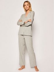 Lauren Ralph Lauren Piżama I819950 Szary. Szare piżamy Lauren Ralph Lauren, bez wzorów, z bawełny, bez ramiączek. Za 499.99 zł.