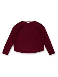 Sense Organics Sweter "Laissa" w kolorze czerwonym rozmiar: 38. Czerwone swetry Sense Organics, bez wzorów, z bawełny, bez ramiączek. Za 181.76 zł.