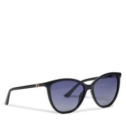 Okulary przeciwsłoneczne Guess. Czarne okulary przeciwsłoneczne Guess, z aplikacjami. Za 539.99 zł.