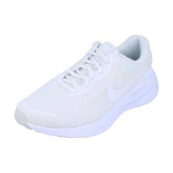 Buty Sportowe Damskie Nike Revolution 7. Białe obuwie sportowe Nike, bez zapięcia, na fitness i siłownię, Nike Revolution. Za 233.20 zł.