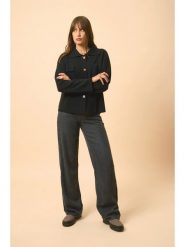 Just Cashmere Kaszmirowy kardigan "Hekla" w kolorze czarnym rozmiar: XXL. Czarne kardigany Just Cashmere, xxl, bez wzorów, z kaszmiru. Za 761.99 zł.