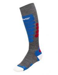 Skarpety narciarskie LENZ SKIING 3.0. Czerwone skarpety LENZ, bez wzorów, z materiału. Za 89.00 zł.