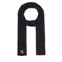 Szalik Calvin Klein. Czarne szaliki Calvin Klein, bez wzorów. Za 219.99 zł.